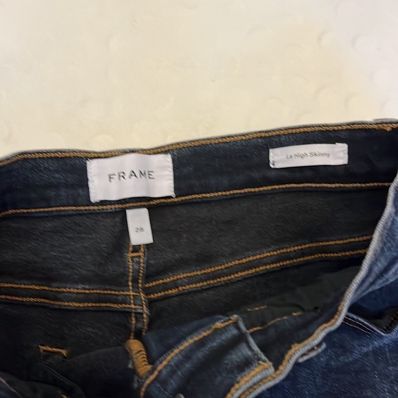 FRAME Le High Waist Skinny Trumbull Jeans- NWOT Size 28 - Picture 4 of 15